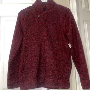 Burgundy and black boys sweater NWT